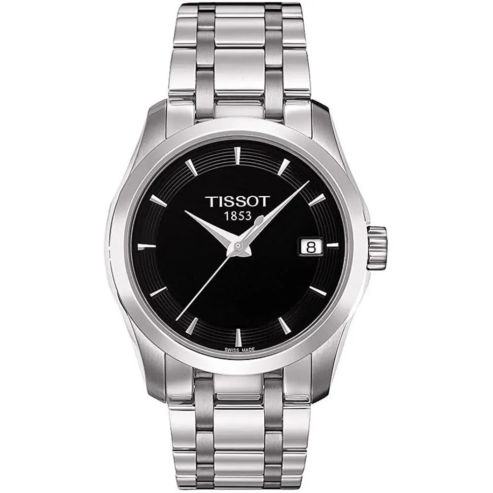 Tissot T-trend Couturier Black Dial Women`s Watch T035.210.11.051.00