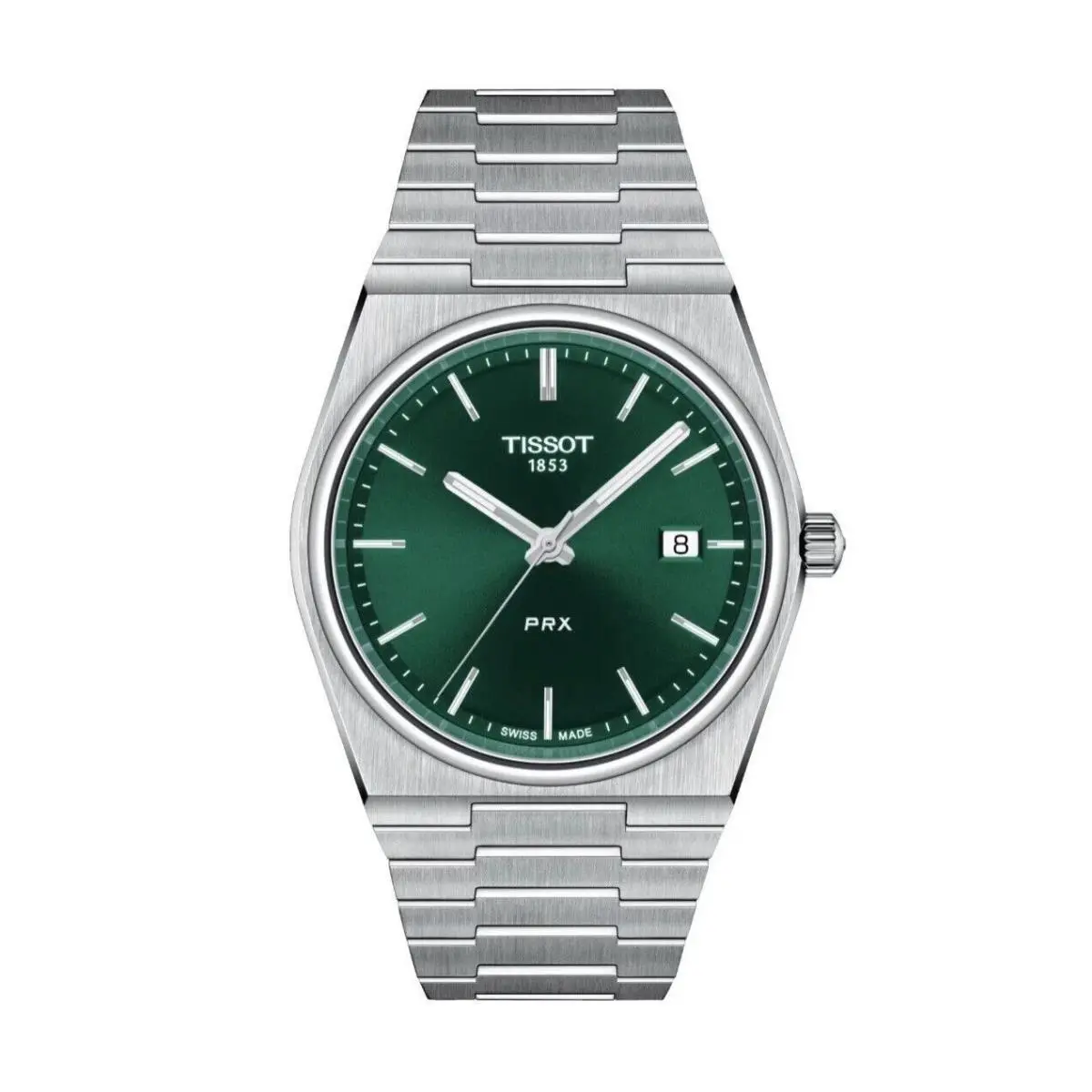 Prx T137.410.11.091.00 Quartz Green Dial 40mm Stainless Steel Watch by Tissot