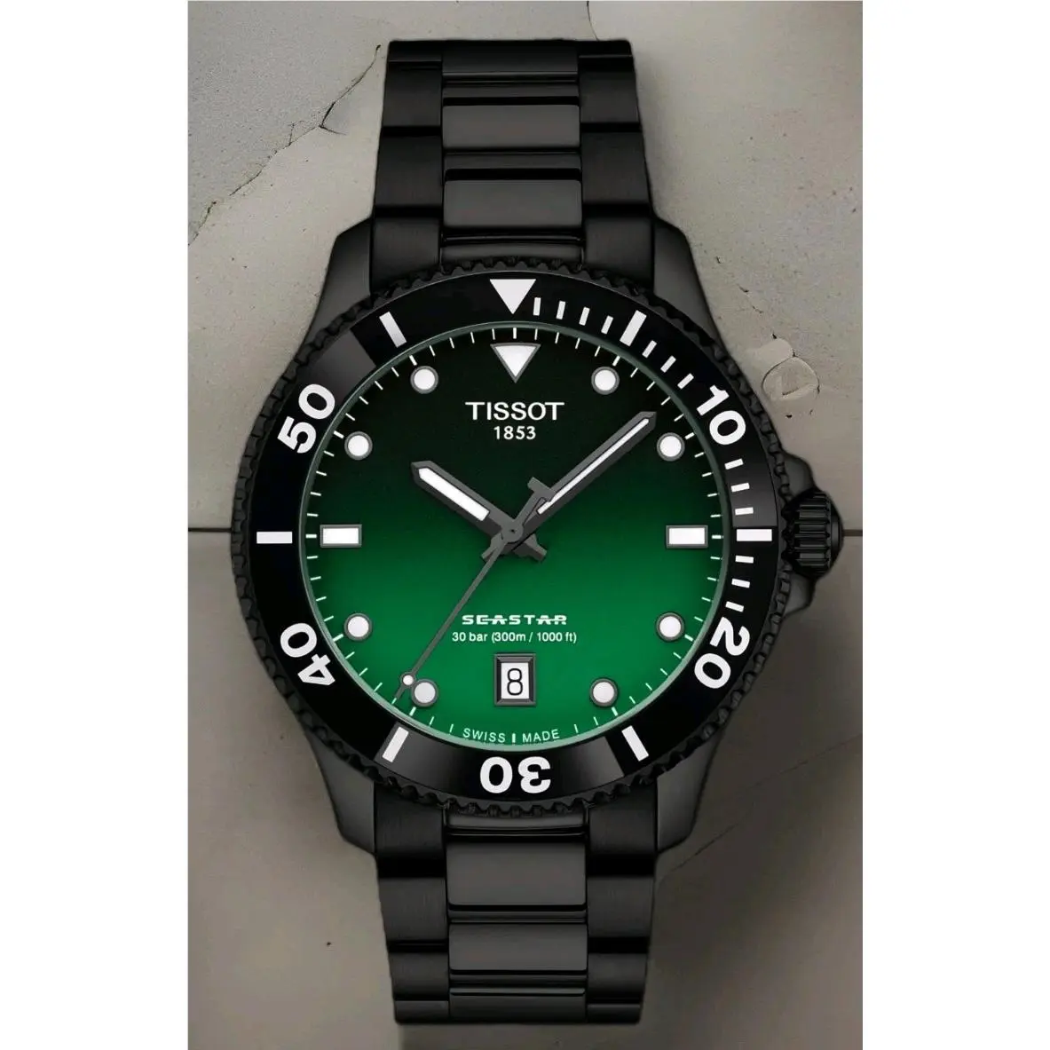Tissot Seastar 1000 Quartz 40mm Pvd Black Steel Men`s Watch T120.410.33.091.00