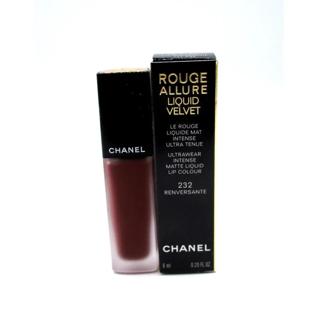 Chanel Ultrawear Intense Matte Liquid Lip Colour 232 Renversante .20 oz