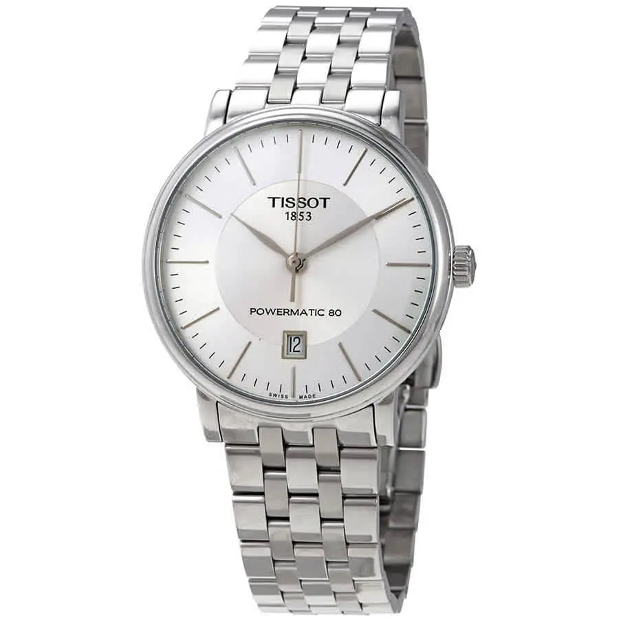 Tissot Carson Automatic Silver Dial Men`s Watch T122.407.11.031.00