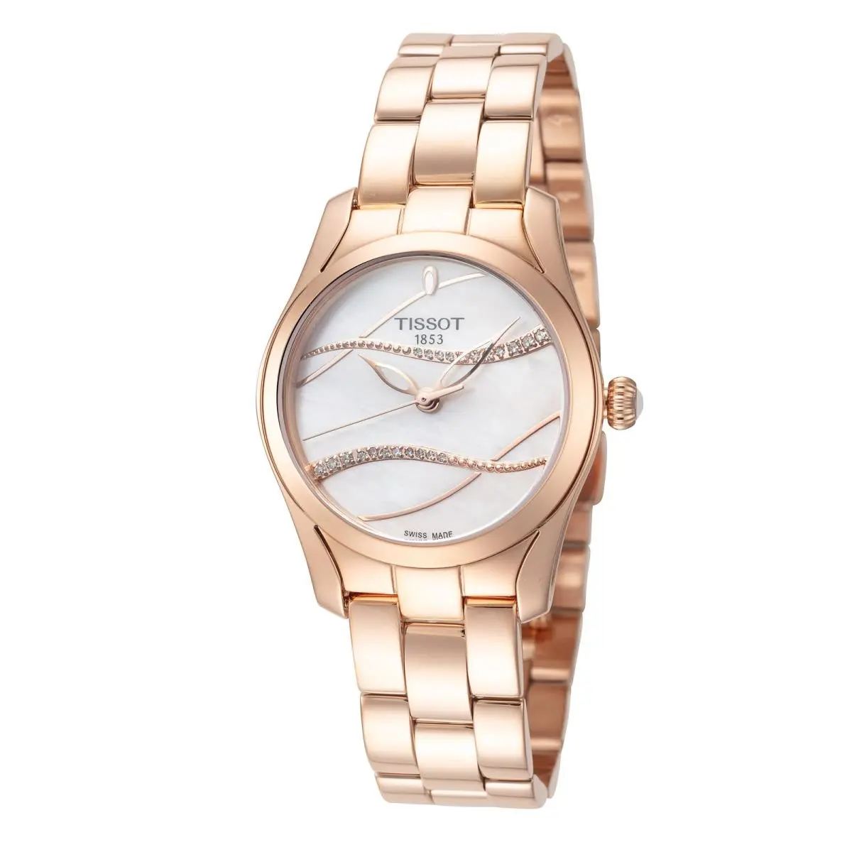 Women`s T-wave 30mm Quartz Watch T1122103311100 by Tissot