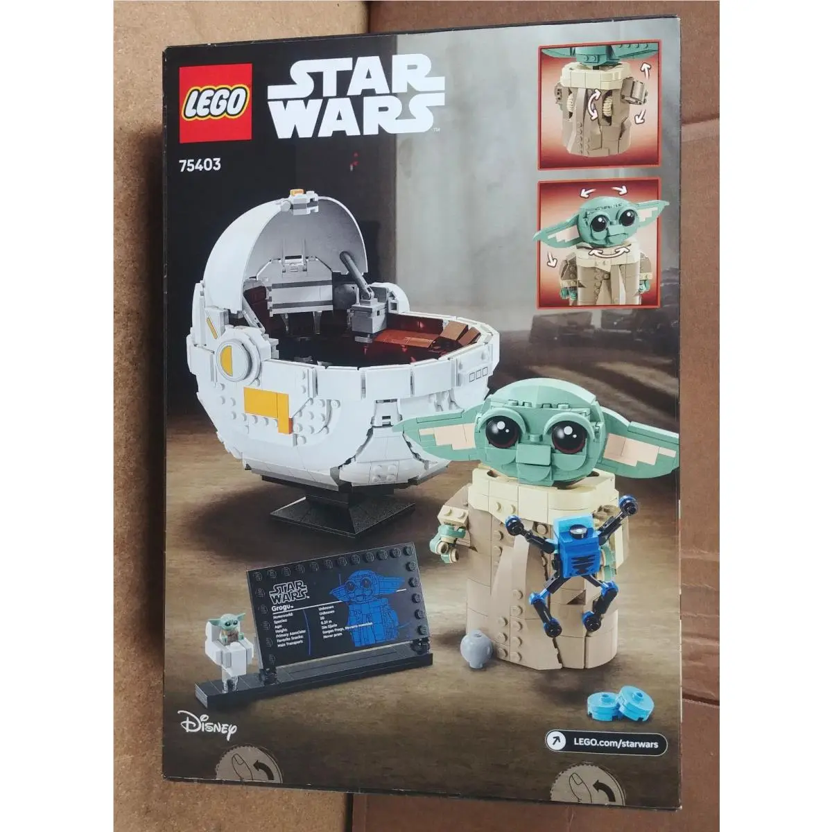 Lego Star Wars: Grogu with Hover Pram 75403 Item 6527521