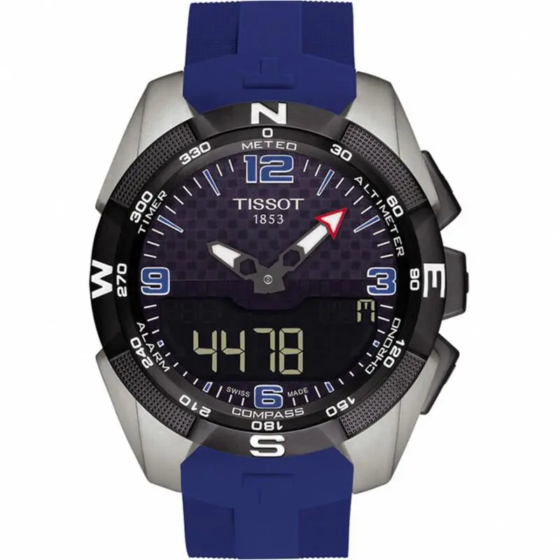 T-touch Expert Men`s Analog-digital Rubber Watch T091.420.47.057.02 by Tissot
