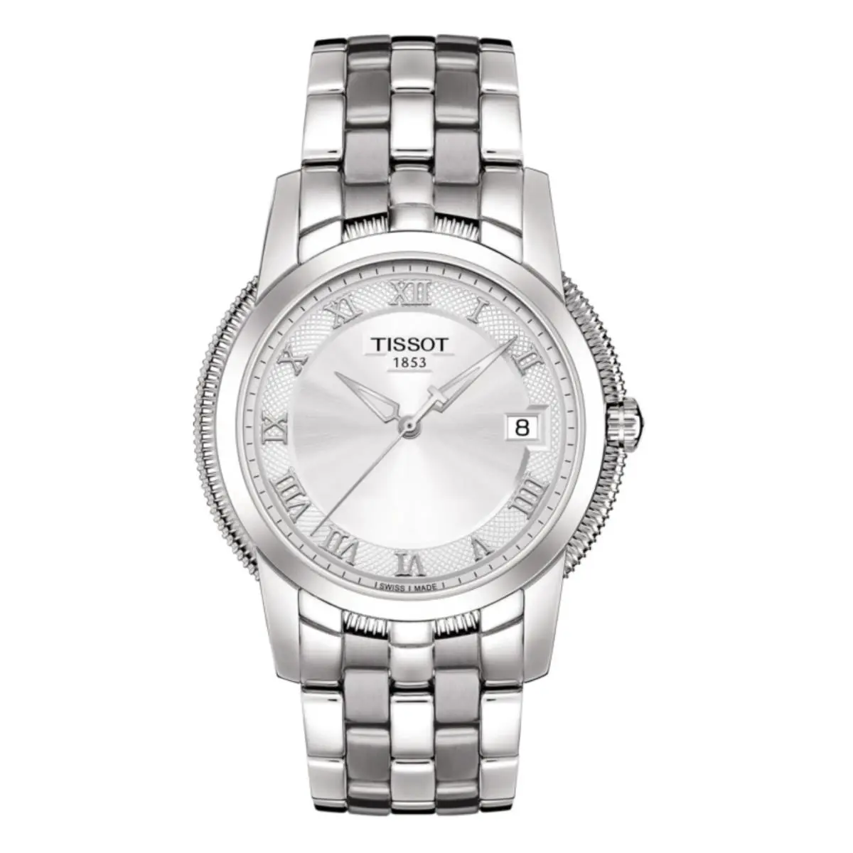Tissot Ballade Iii Stainless Steel Men`s Watch T031.410.11.033.00 - Dial: Silver, Band: Silver, Bezel: Silver