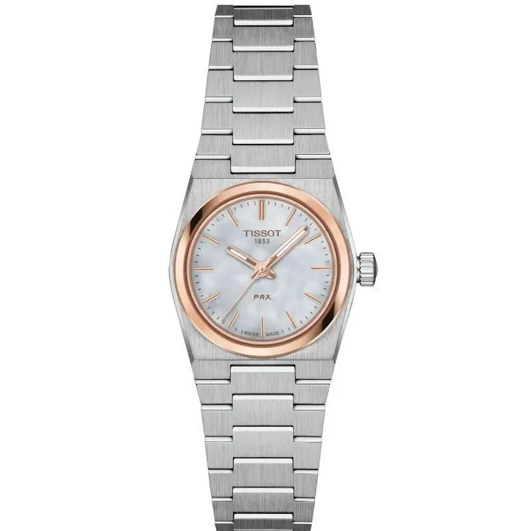 Ladies Prx Quartz White Mother of Pearl Dial Watch - T1370102111100 by Tissot
