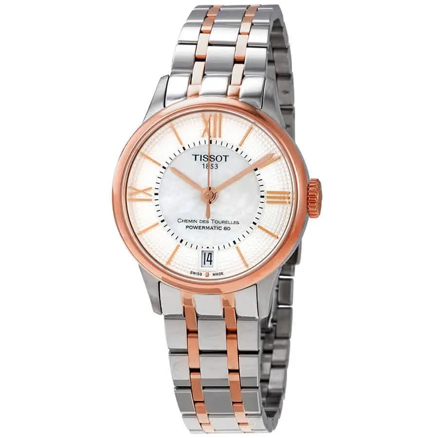 Chemin Des Tourelles Automatic Mop Dial Ladies Watch T099.207.22.118.02 by Tissot