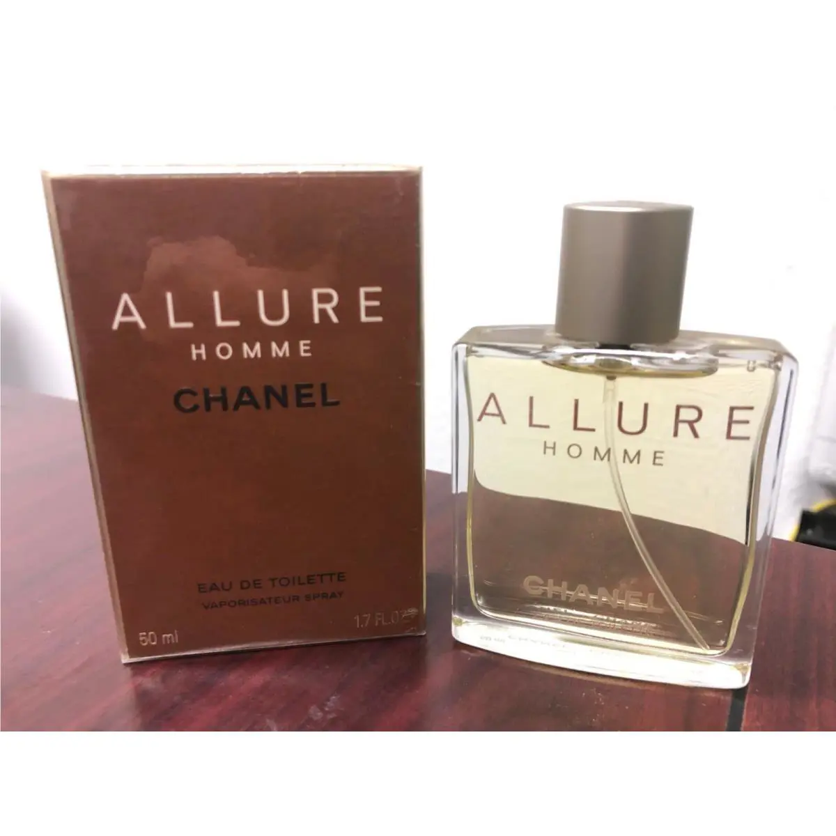 Vintage Chanel Allure Homme 1.7 oz / 50 ML Edt Spray with Batch Codes 4620