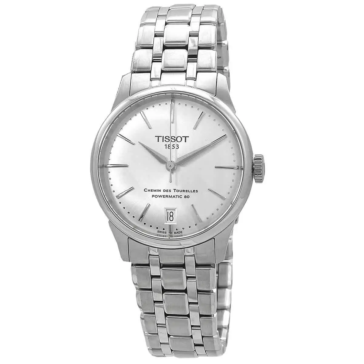 Tissot Chemin Des Tourelles Automatic Silver Dial Ladies Watch