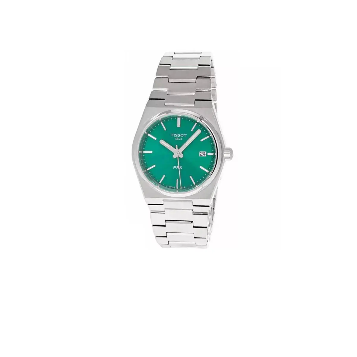 Prx 35MM Qtz S-steel Green Dial Unisex Watch T137.210.11.081.00 by Tissot
