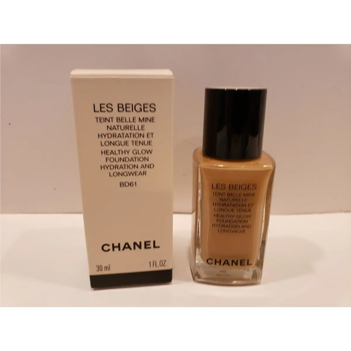 Chanel Les Beiges Healthy Glow Foundation BD61 1.0 OZ