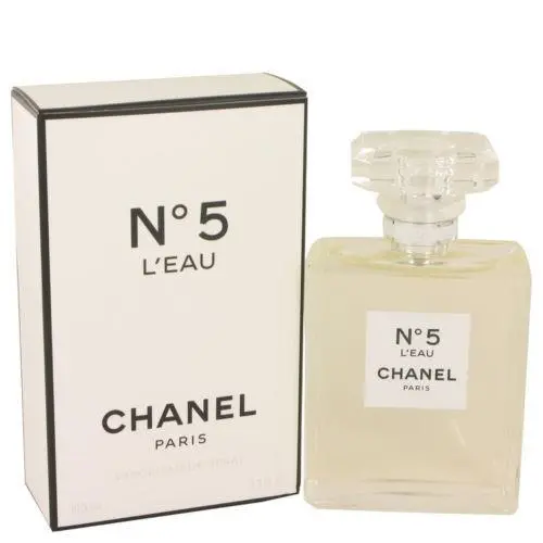 Chanel No. 5 L`eau 3.4 oz / 100 ml Edt Eau De Toilette Spray