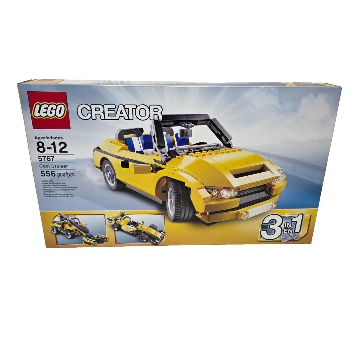 Lego Creator 5767 Cool Cruiser Yellow Car 556 Pieces