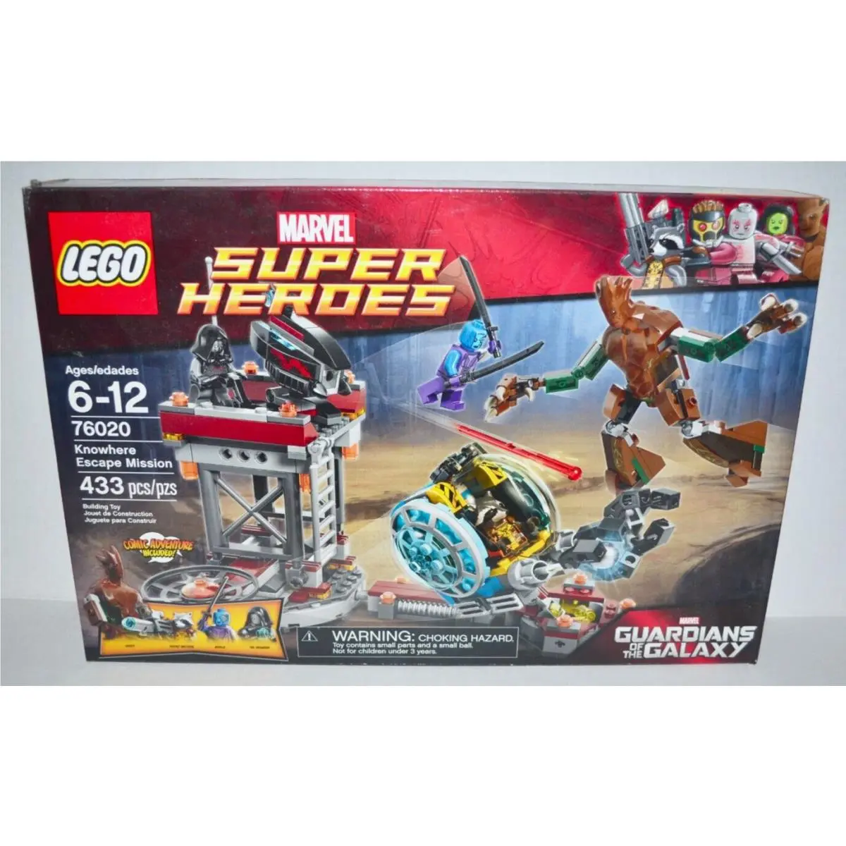 Lego Marvel Super Heroes Guardians of The Galaxy Knowhere Escape Mission 76020