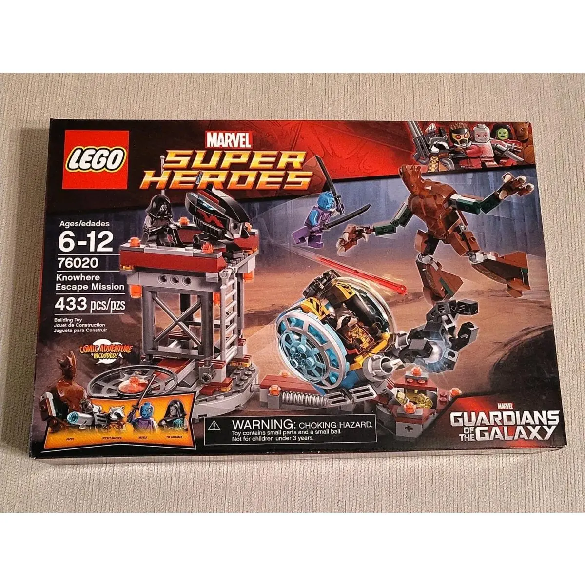 Lego Marvel: Guardians of The Galaxy Knowhere Escape Mission 76020 Retired