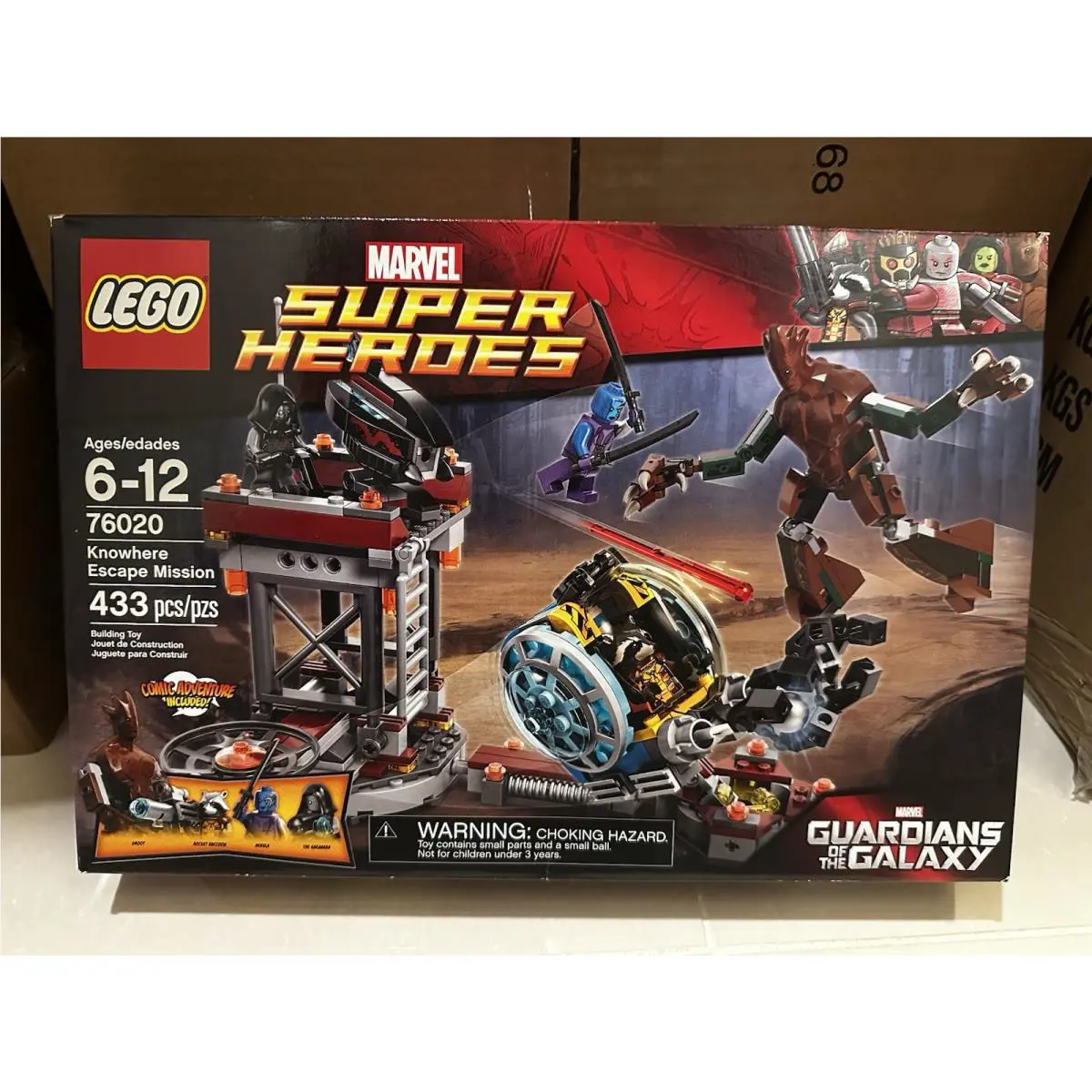 2014 Lego Knowhere Escape Mission 76020 Guardians Of The Galaxy Marvel New/seal