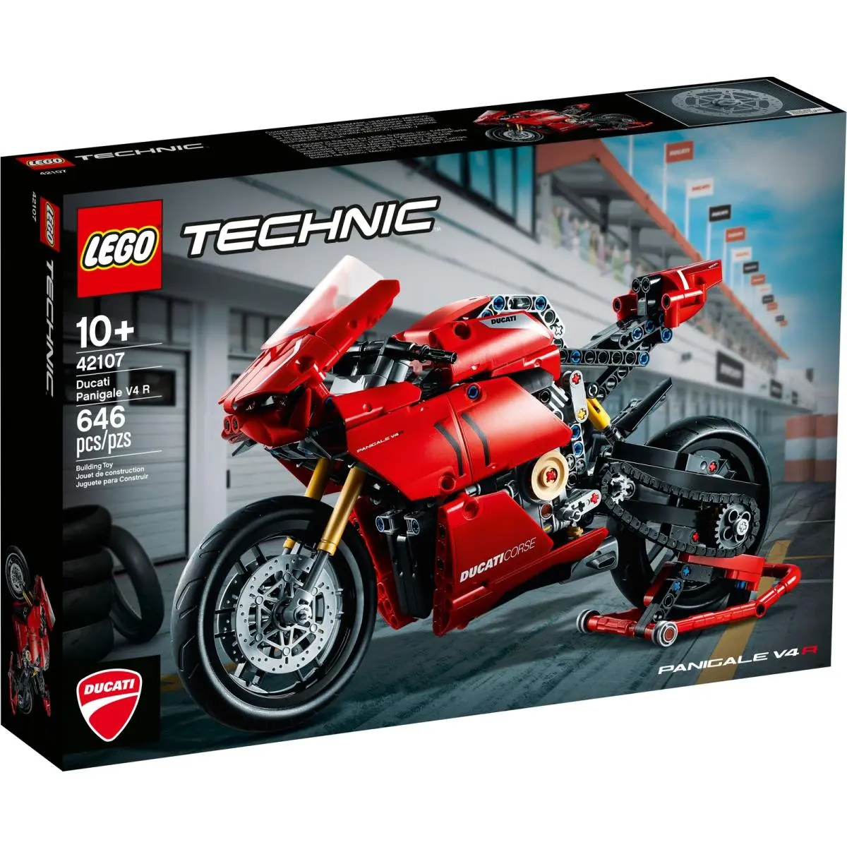 Lego Technic: Ducati Panigale V4 R 42107 Retired Set