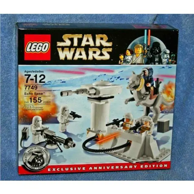 Lego 7749 Star Wars Classic Echo Base Retired Creased Box