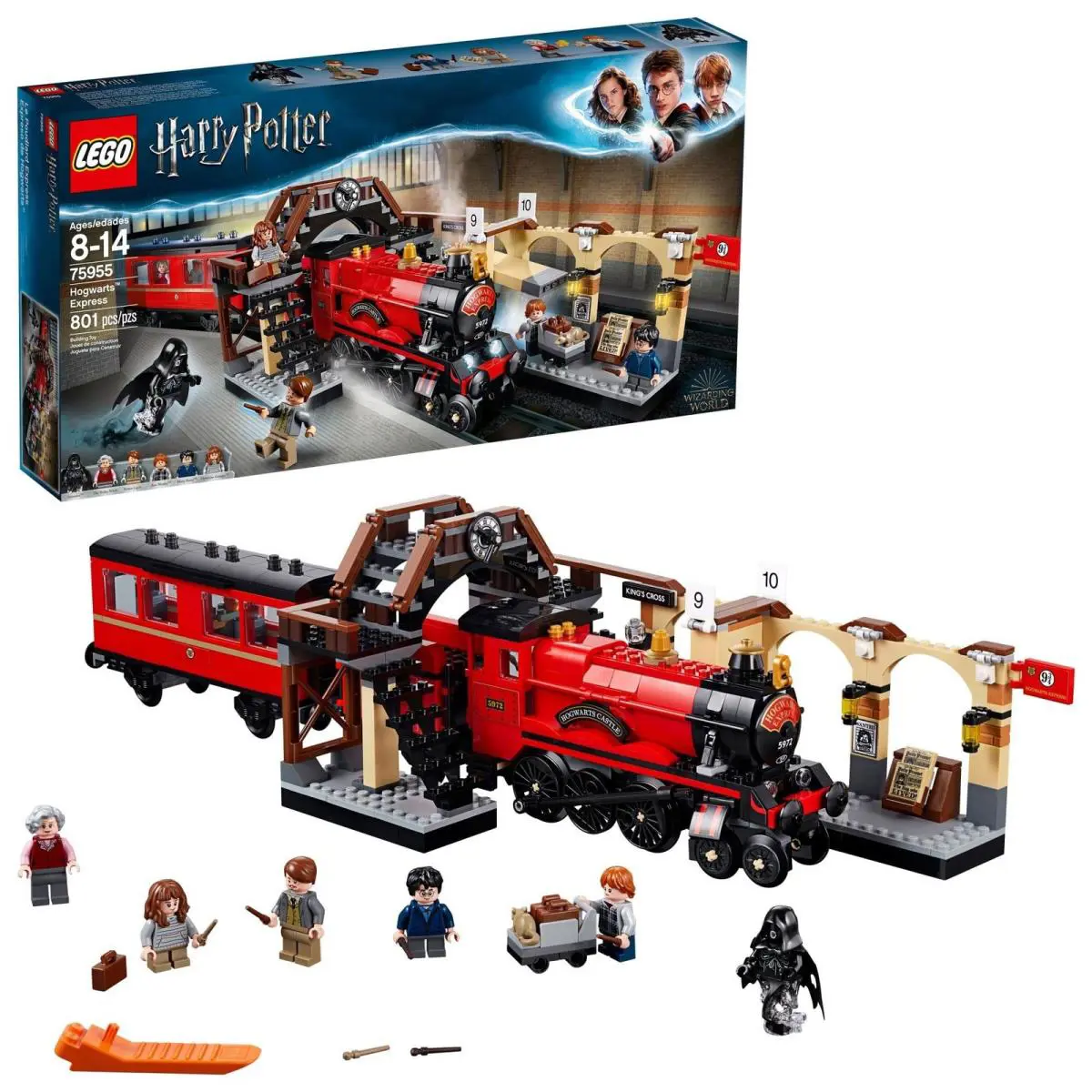 Lego Harry Potter Hogwarts Express 75955 Toy Train Building Set Includes