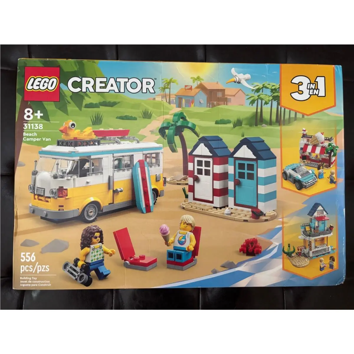 Lego Creator 31138 Beach Camper Van 3-in-1 Building Set - 556 Piece