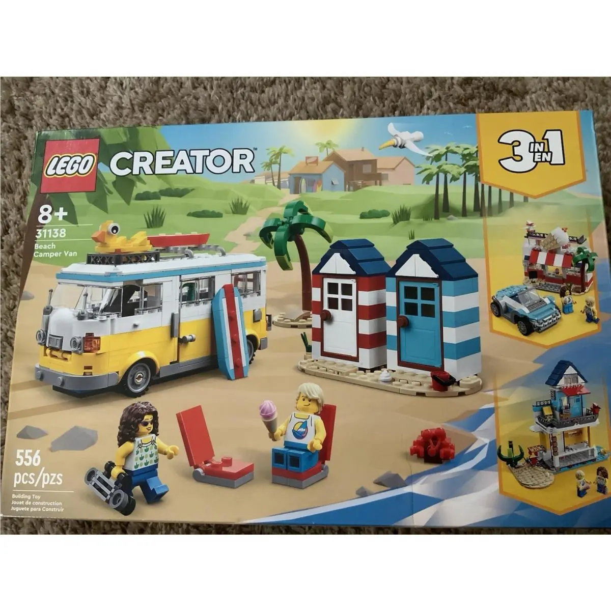 Lego 31138 Beach Camper Van Retired Set
