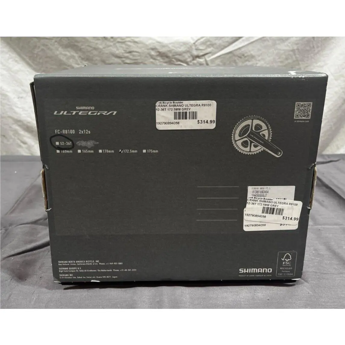 Shimano  - Shimano Ultegra FC-R8100 - Ultegra - Black 2