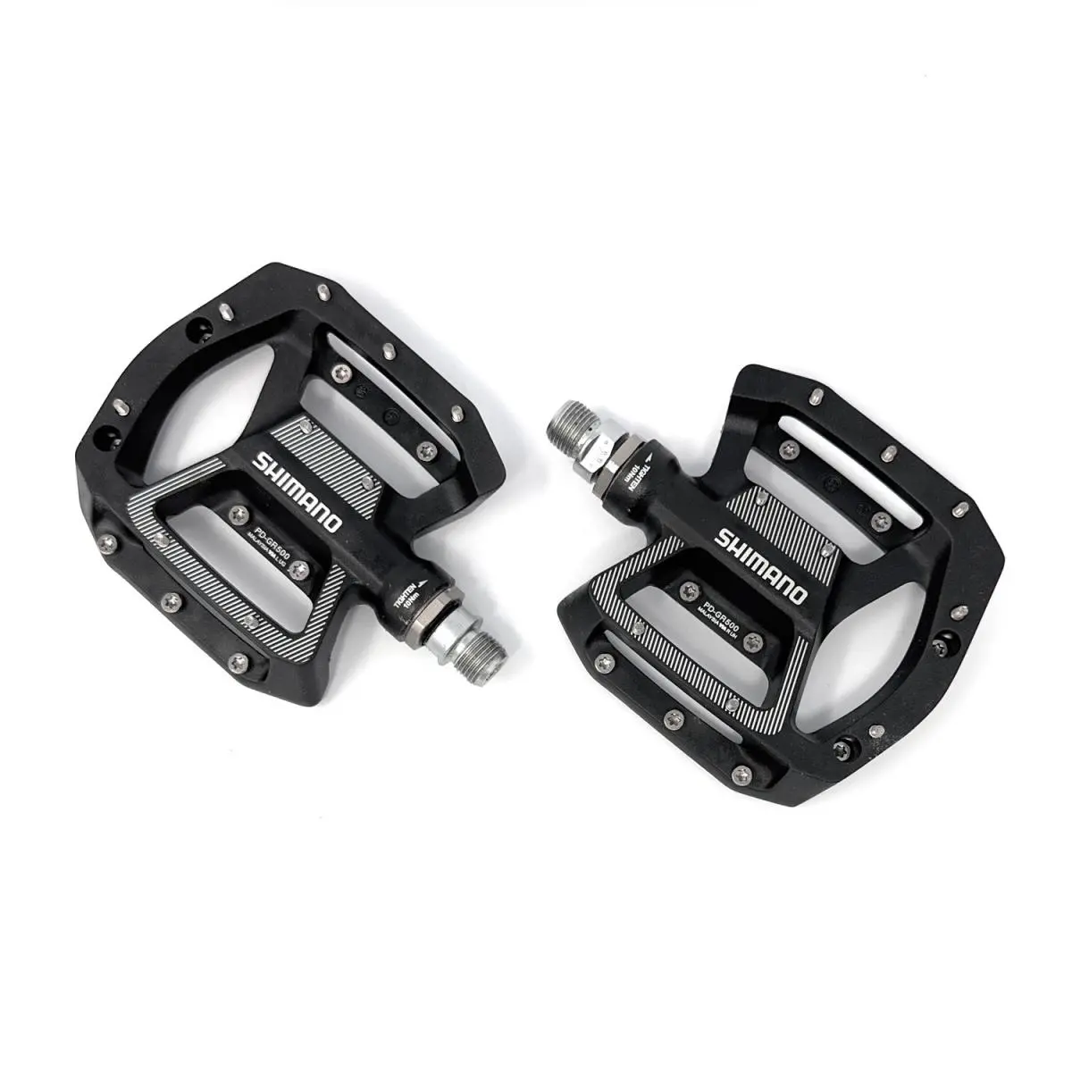 Shimano PD-GR500 Flat Platform Pedals Mountain Bike Off-road Black