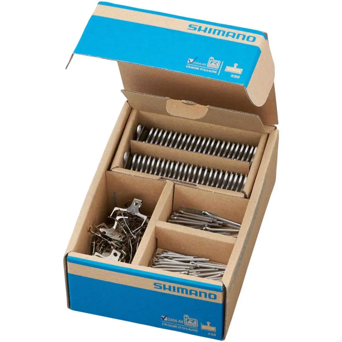 Shimano G05A-RX Disc Brake Pad Spring - Resin Compound Alloy Back Plate Box/50 p