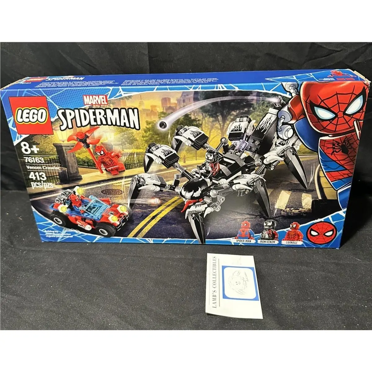 Lego 76163 Marvel Spider-man Venom Crawler 413 Pieces Complete Toy Set