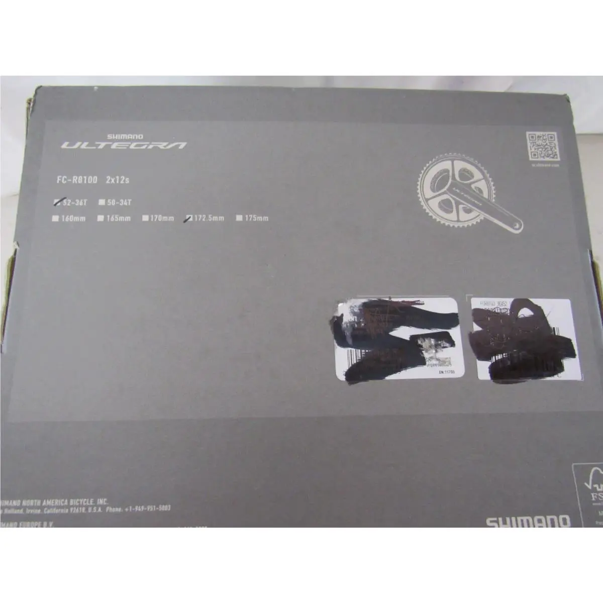 Shimano  - Shimano Ultegra FC-R8100 - Ultegra - Black (UPC: 0192790894058) 5