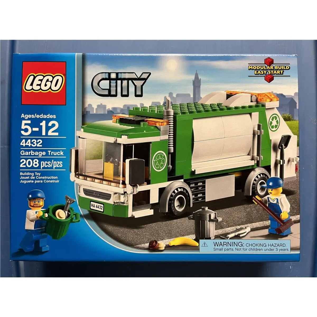Lego City 4432 Garbage Truck 208 Pieces Retired