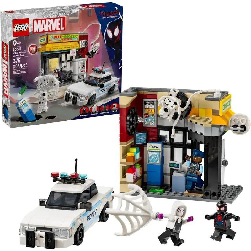 Lego 76311 Marvel Spider-man Miles Morales Vs. The Spot 2025