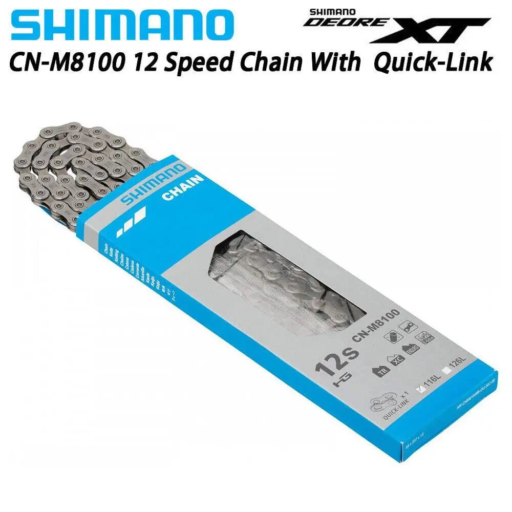 Shimano Xt/ultegra CN-M8100 12 Speed Chain 126L