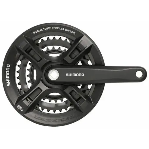 Shimano Altus M311 7/8-Speed 170mm 28/38/48t Square Crankset with