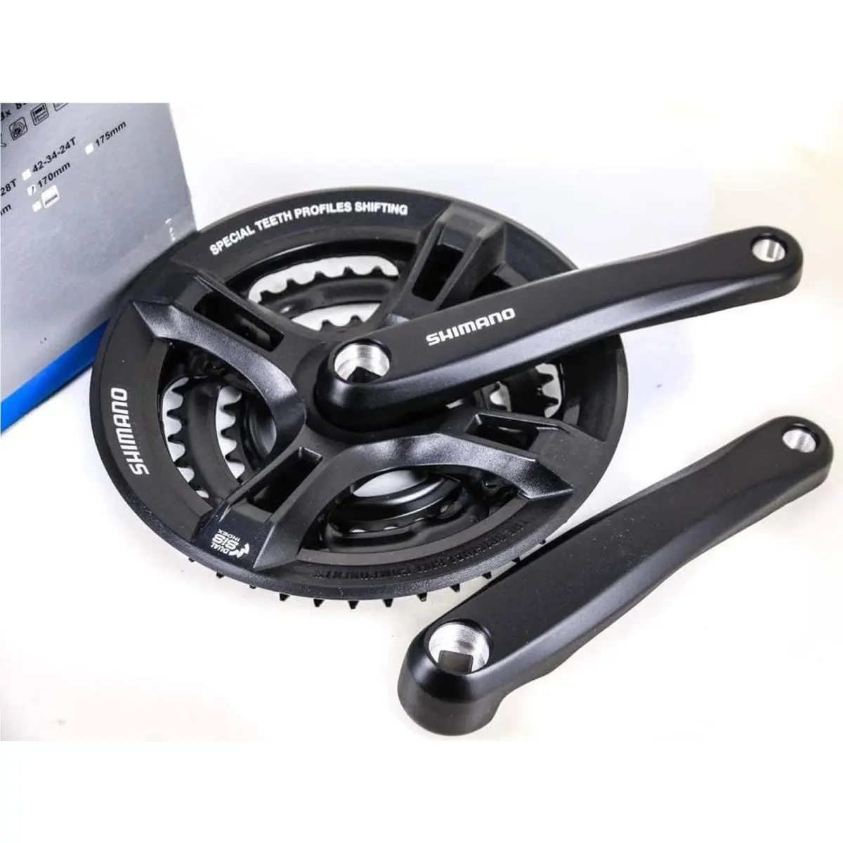 Shimano Altus FC-M311-L Black 170 x 28/38/28T