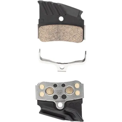 Shimano N04C-MF Disc Brake Pads and Springs - Metal Compound Finned Alloy