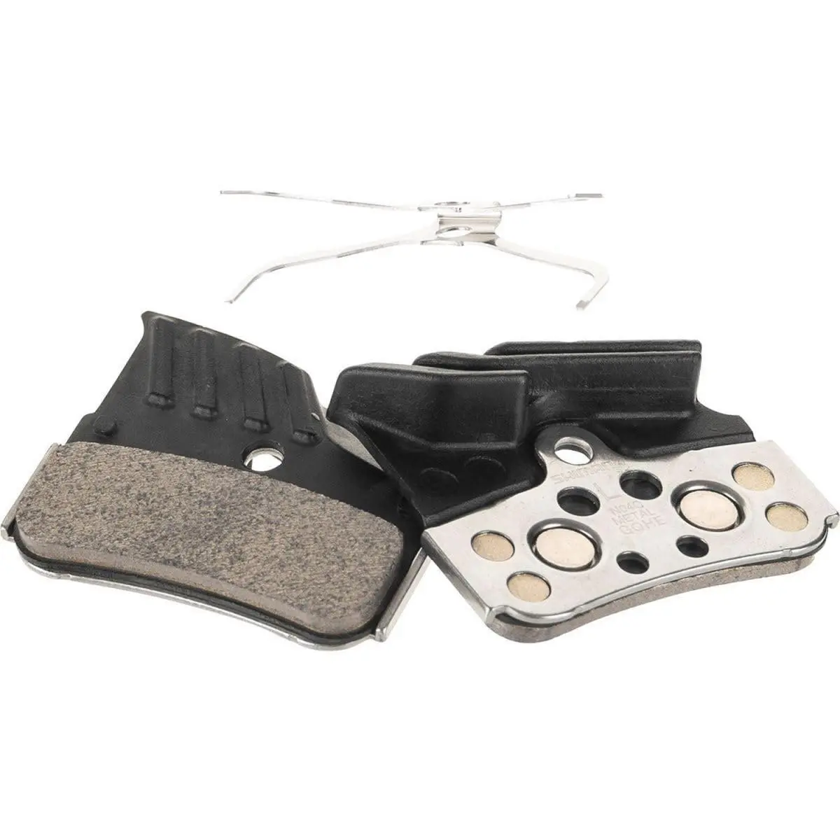 Shimano N04C-MF Disc Brake Pads and Springs - Metal Compound Finned Alloy