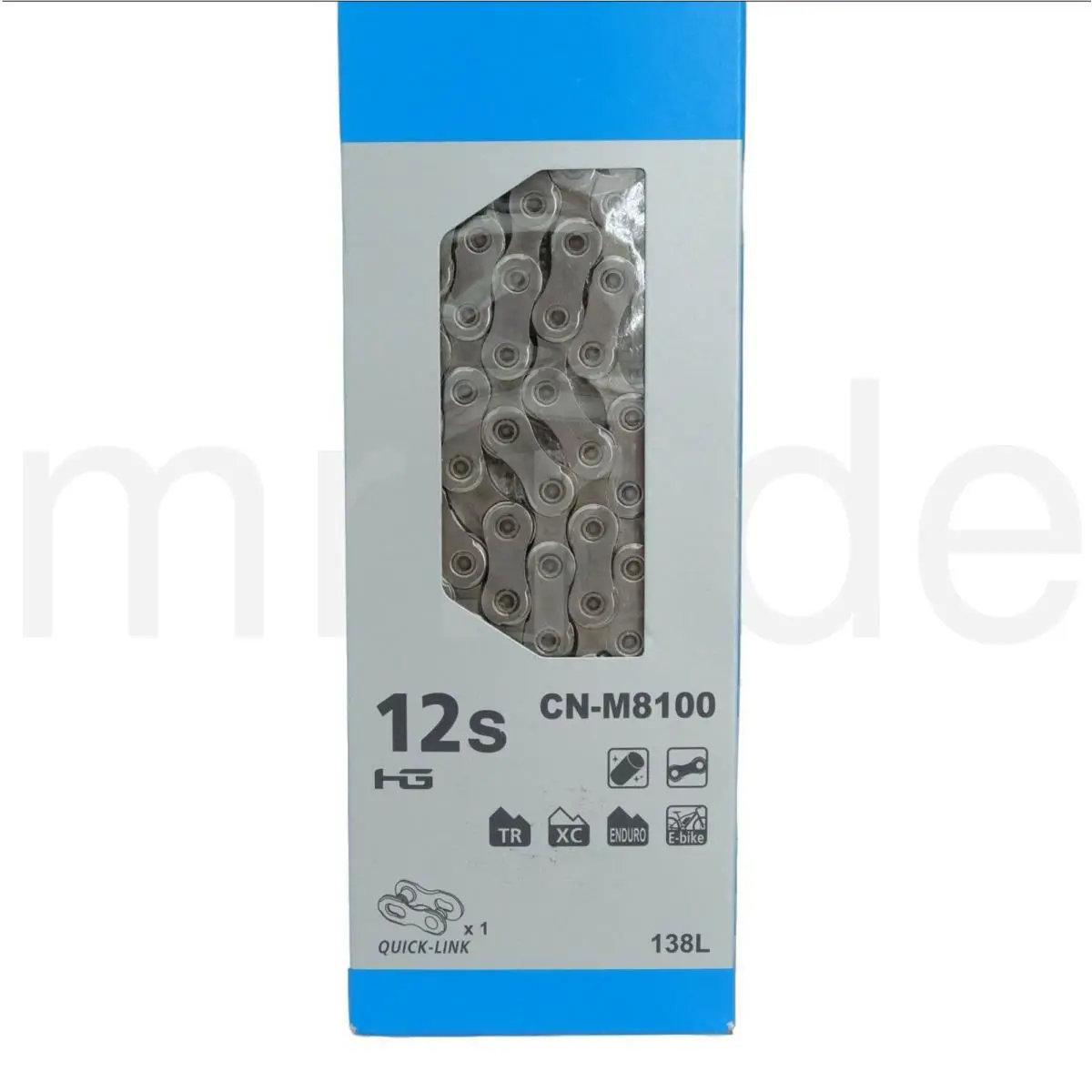 Shimano Deore XT CN-M8100 12 Speed Bike Chain Sil-tec W/ Quick Link 138 Links