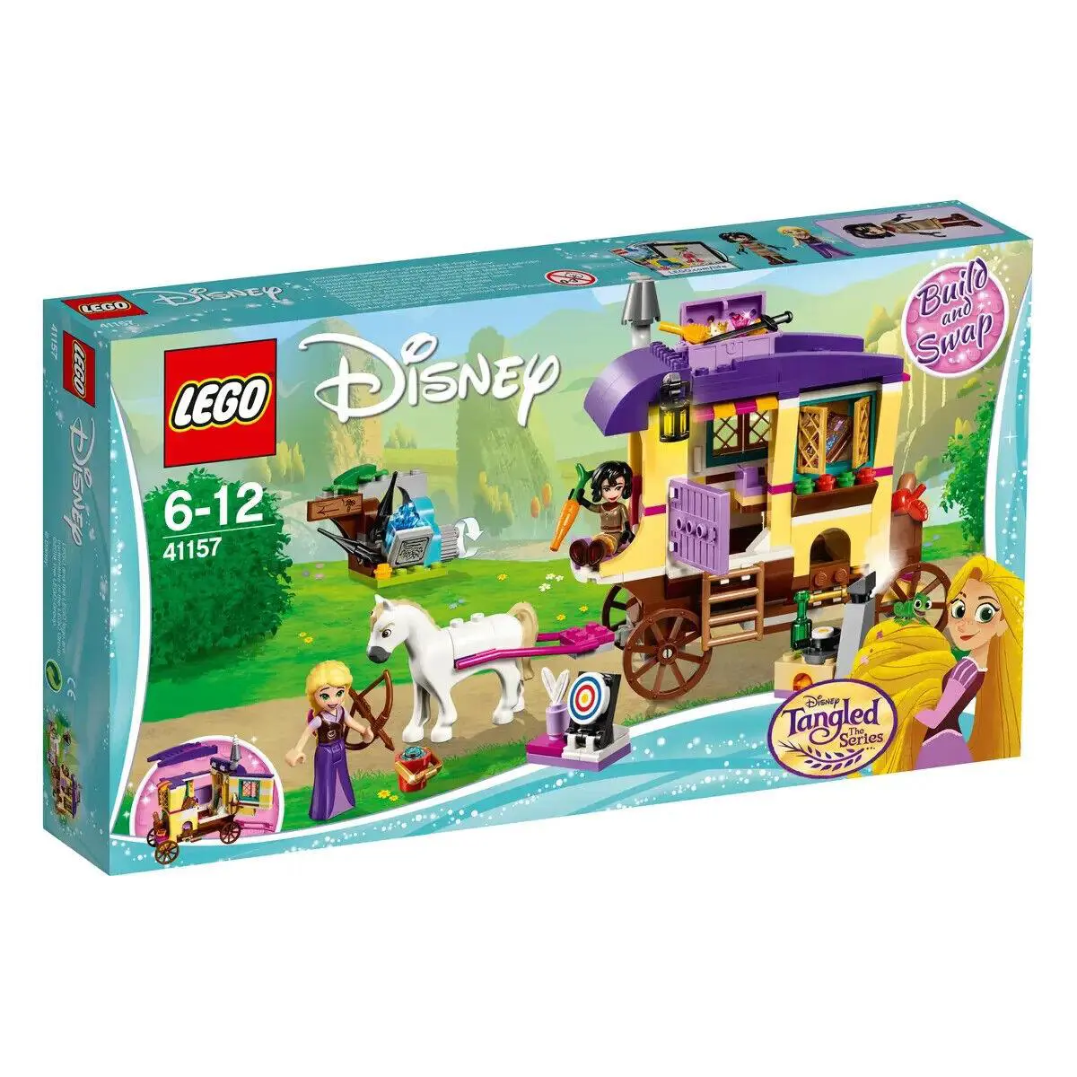 Lego Rapunzel`s Traveling Caravan 41157 Disney Minifigure Building Set