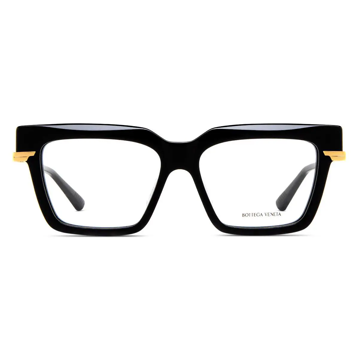 Bottega Veneta BV1243O Eyeglasses Women Black/gold 53mm