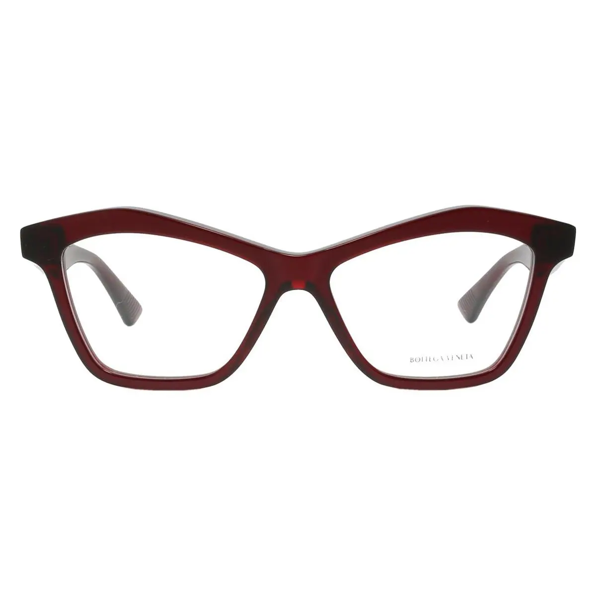 Bottega Veneta BV1096O Eyeglasses Women Red Cat Eye 54mm