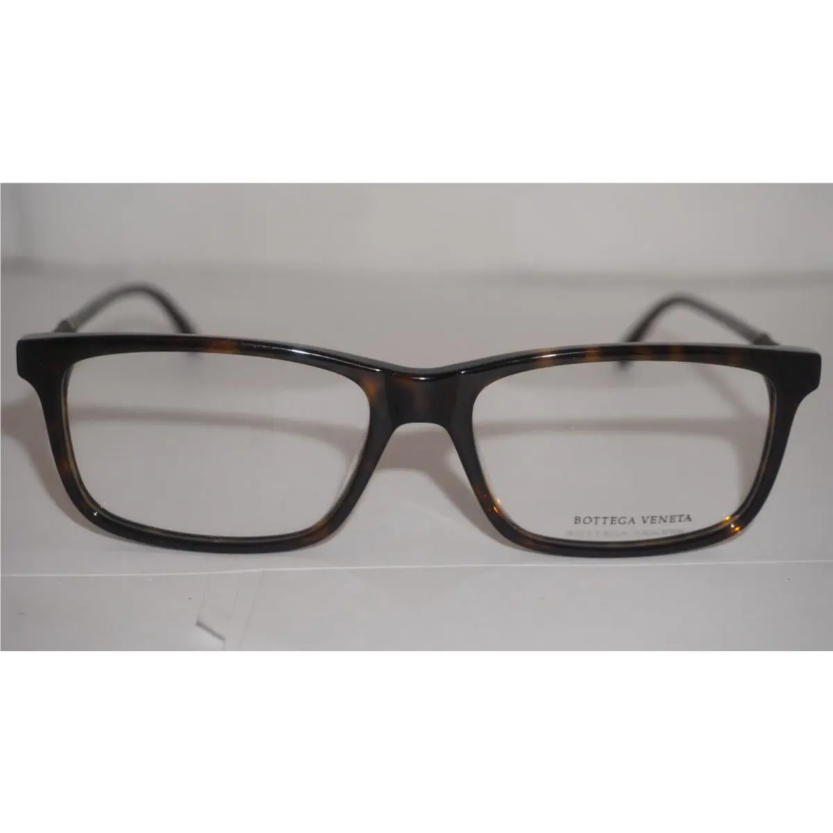 Bottega Veneta Eyeglasses Dark Tortoise Titanium BV0135O 006 55 17 145