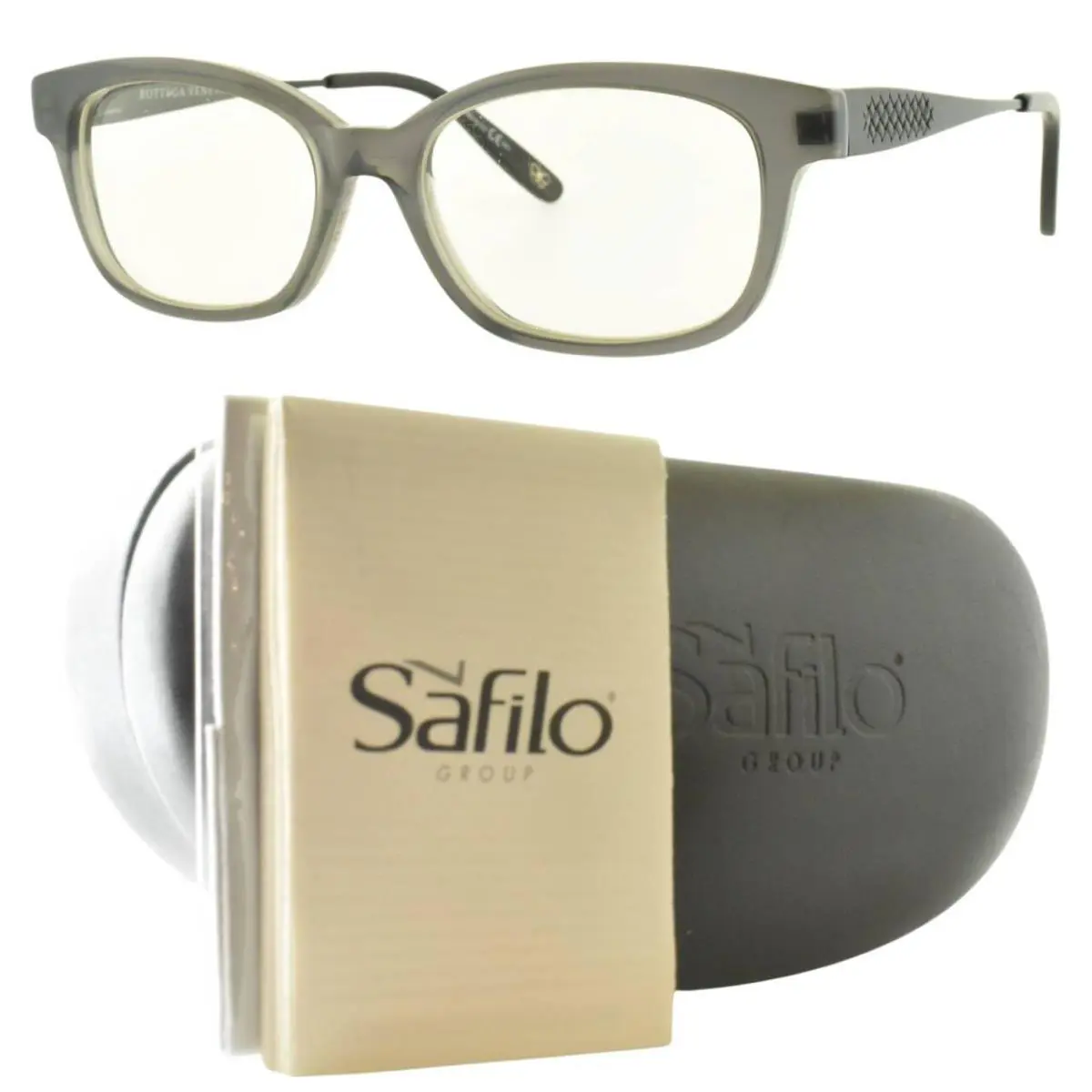 B.v. 243/N F26/99 Grey/black Unisex Optical Frame by Bottega Veneta