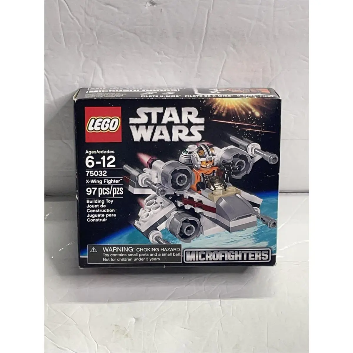 Lego 75032 Star Wars Microfighters Series 1 X-wing Fighter Building Kit 97 Pcs