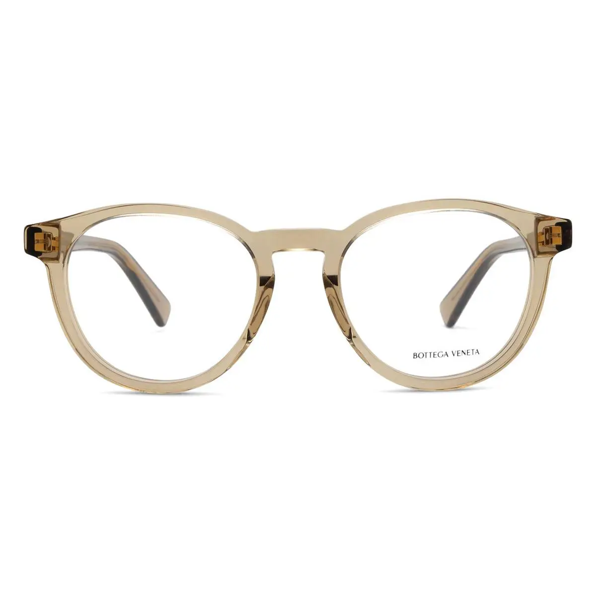 Bottega Veneta BV1225O Eyeglasses Unisex Brown Square 50mm