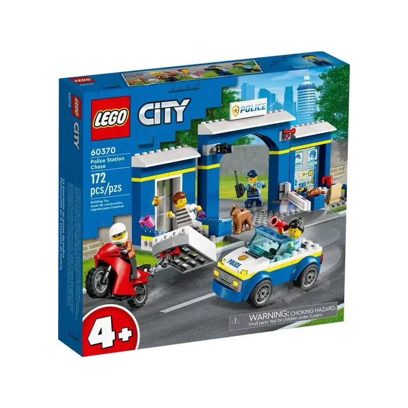 Lego Police Station Chase 60370 City Minifigure Building Set