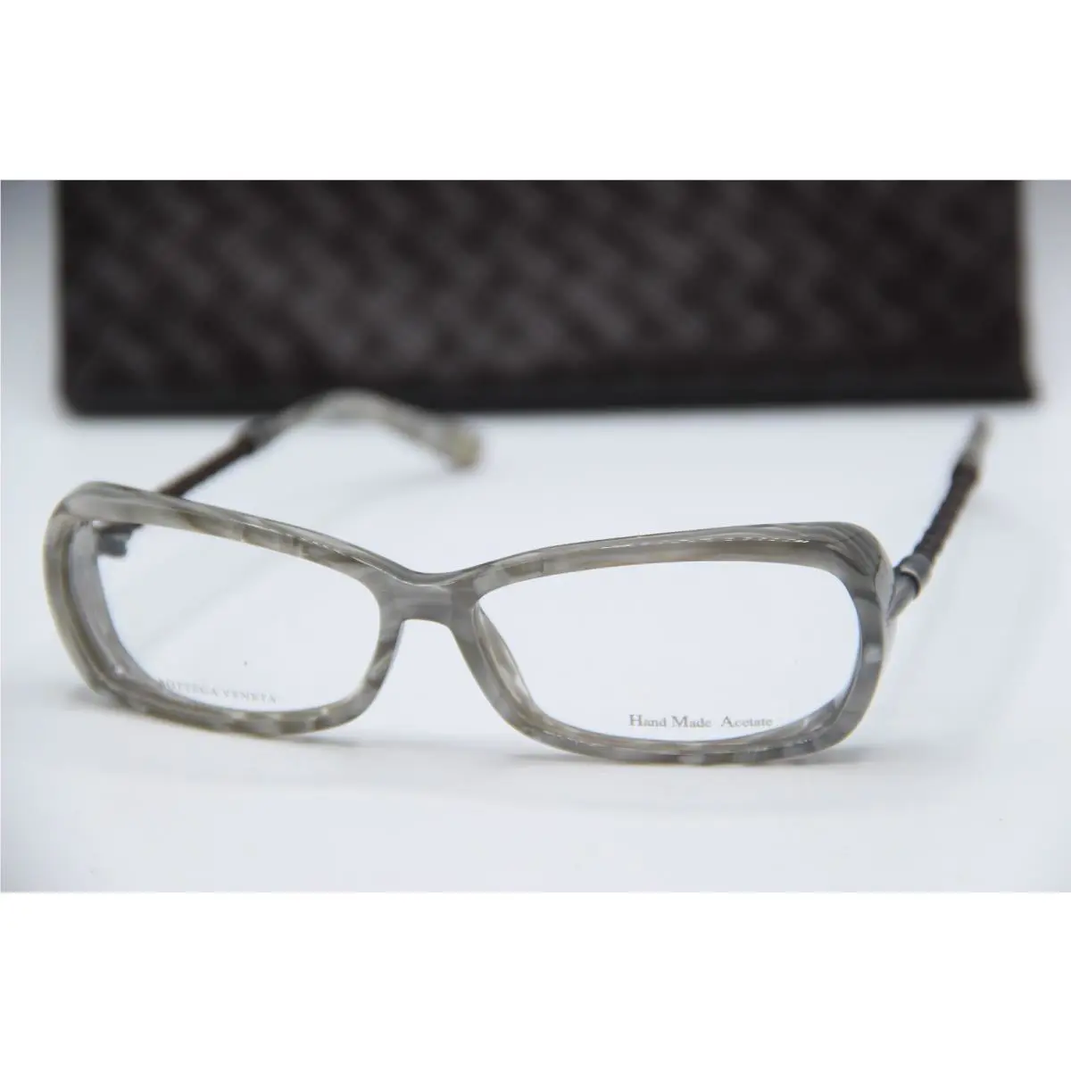 Bottega Veneta BV 97 3V4 Brown Tortoise Eyeglasses W/case 55-13