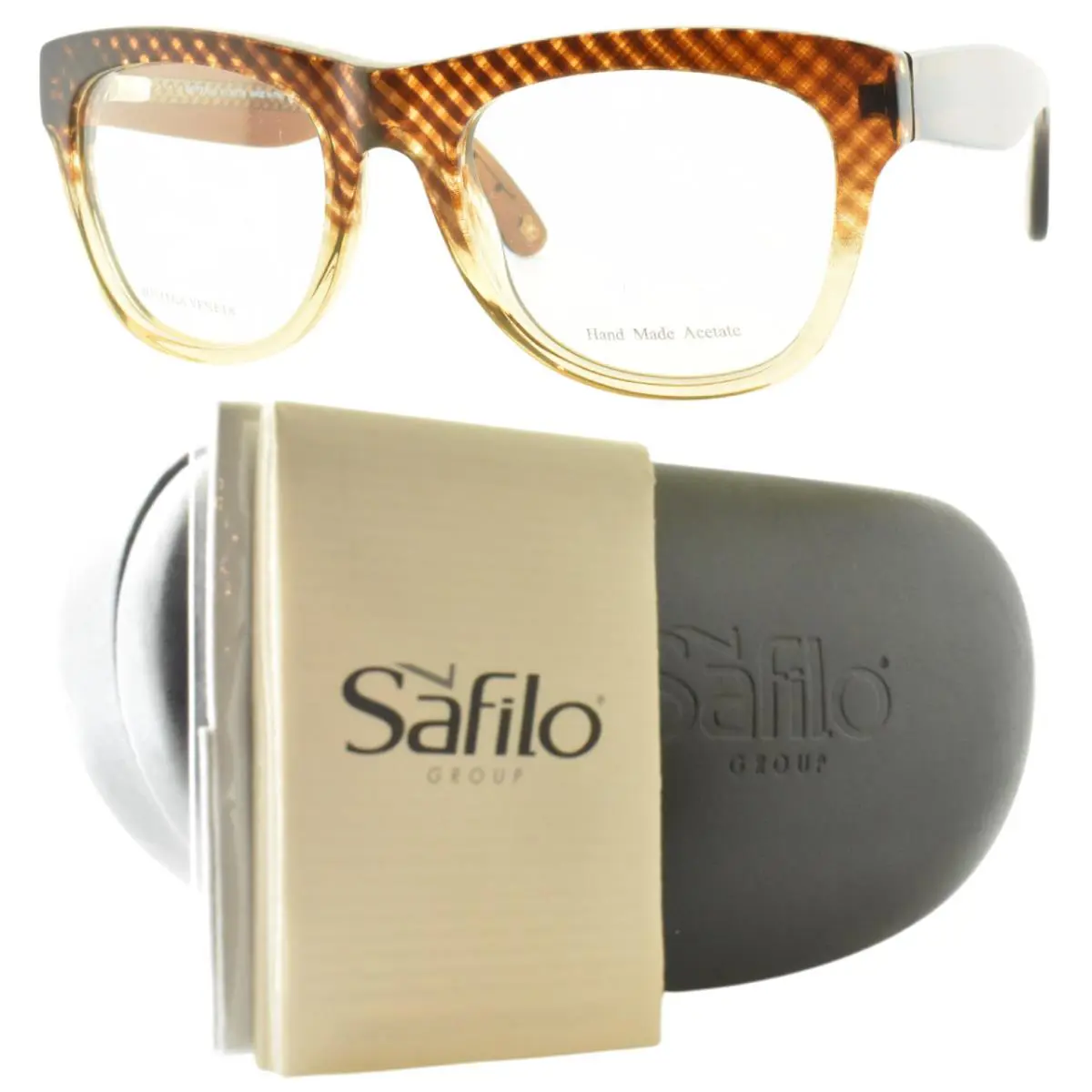 Bottega Veneta BV 271 SJ9 Brown Full Rim Unisex Optical Frame Eyeglasses