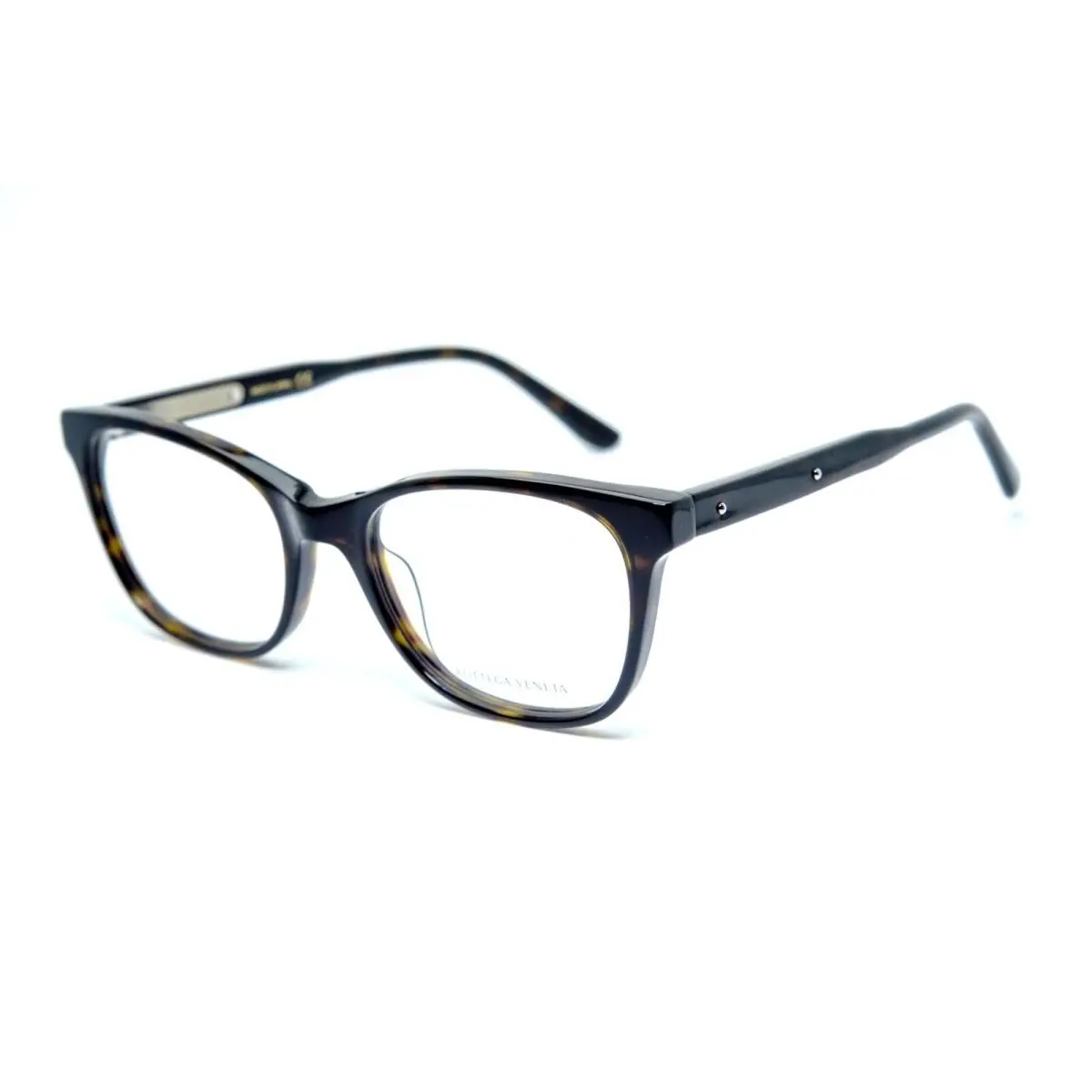Bottega Veneta BV0024O 005 Dark Havana Size 51-18-140 Made in Japan Eyeglasses