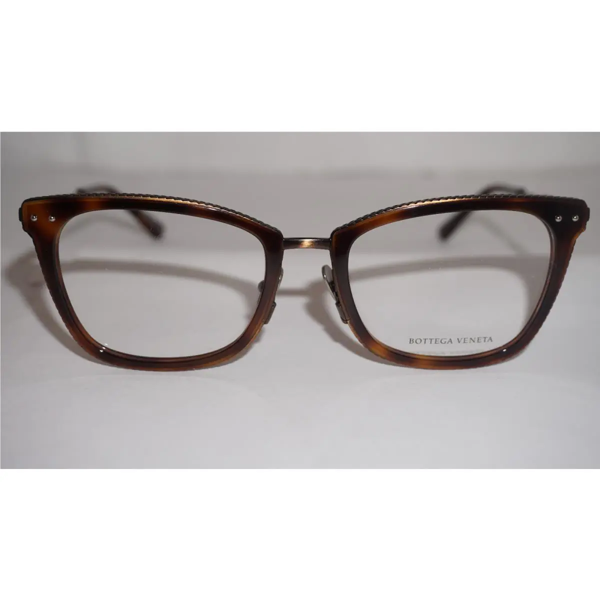 Bottega Veneta Eyeglasses Brown Cooper BV0065O 006 52 19 140
